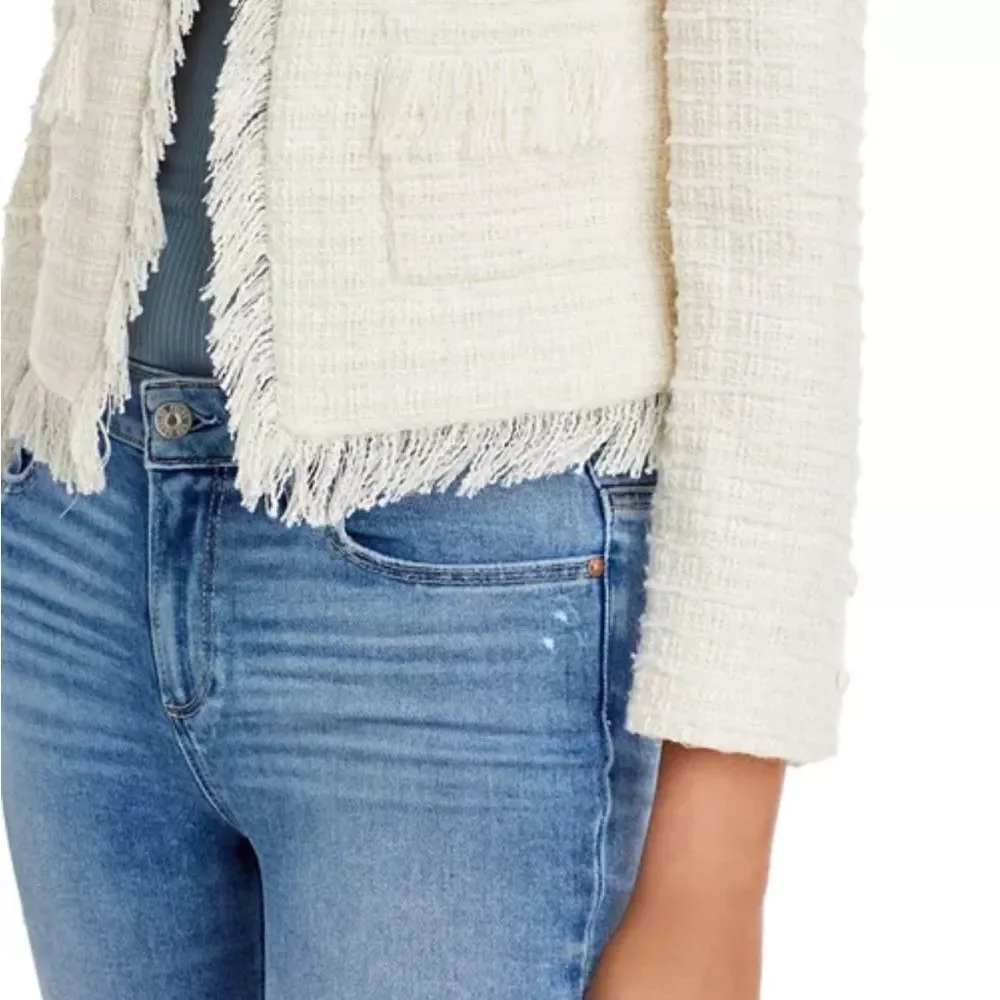 L'Agence Angelina Fringe Trim Blazer, New, Size 4 - Picture 9 of 9